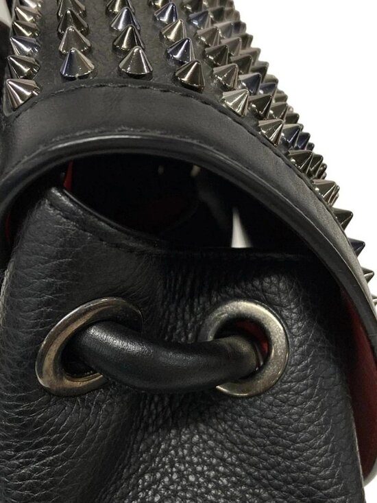 CHRISTIAN LOUBOUTIN Explorafunk Backpack Black Red Calf Leather Rubber Backpack main image 15